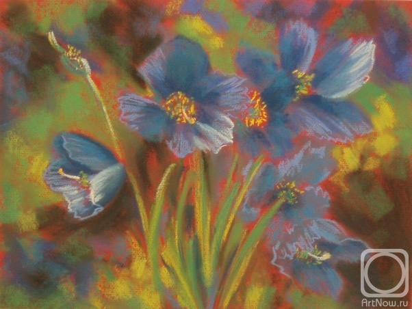 Lukaneva Larissa. 550 (Blue flowers)