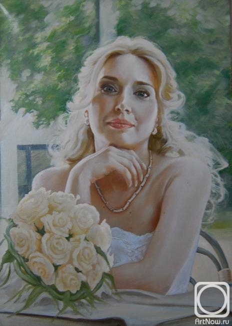 Dobrovolskaya Gayane. The Portret of the Bride, from a photo