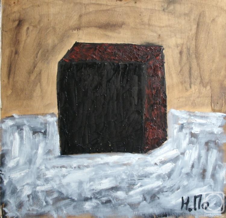 Черный куб картина