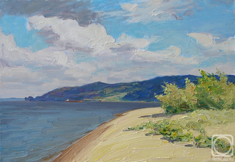 Panov Igor. Warm bank of the Volga