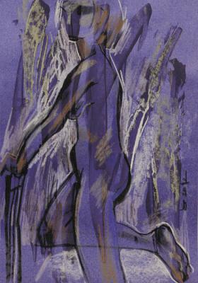 Black stool. Goda Laima