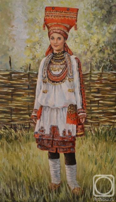 Bakaeva Yulia. Girl mokshanka