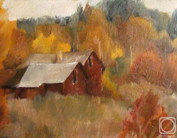 Kremer Mark. Autumn, the red barns