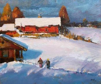 Sunny Day in Village