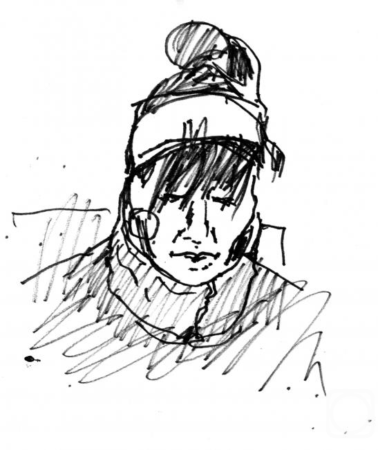 Karaceva Galina. In the train