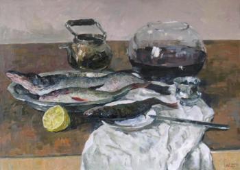 Still-life with the fish. Malykh Evgeny