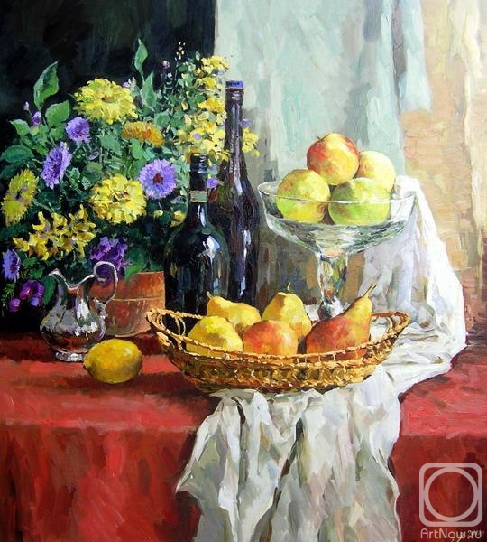 Malykh Evgeny. Still-life with the fruits