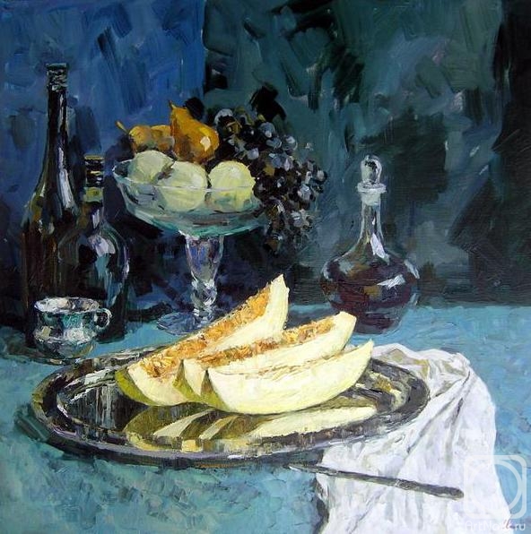 Malykh Evgeny. A still-life with a melon