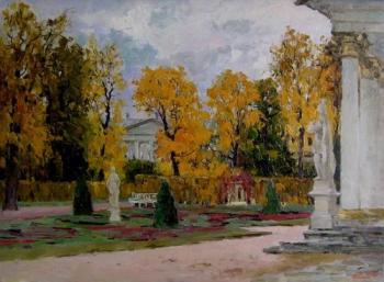 The view of the Catherine's park in Tsarskoye Selo