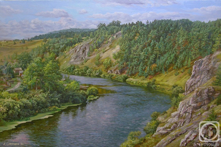 Samokhvalov Alexander. Rocks over the river