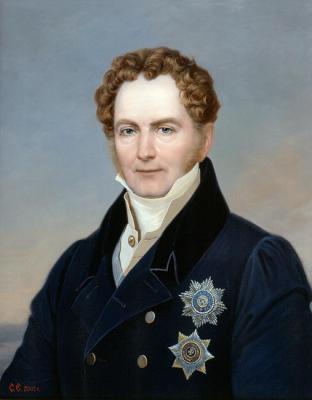 Portrait of the statesman of the 19th century Prince V.P. Kochubey