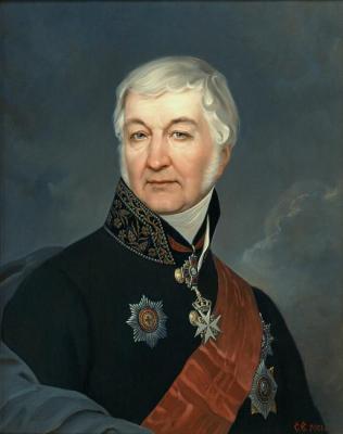 Portrait of the statesman of the 19th century V.S. Lansky