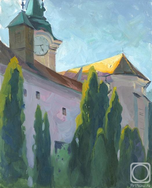 Goncharova Katherina. Hungarian Art Camp. Evangelic Church in Kecskemet
