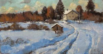 Winter in Village. Kremer Mark