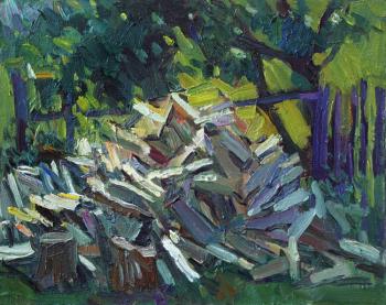 Fresh firewoods. Zhukova Juliya