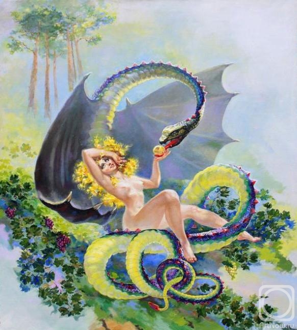 Zmitrovich Gennady. Eve with a snake