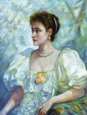 Portrait of Tsarina Alexandra Feodorovna. Gayduk Irina