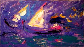 Night sail. Stolyarov Vadim