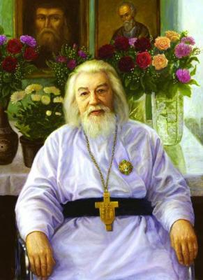 Portrait of Archimandrite John Krestyankin ( ). Gayduk Irina