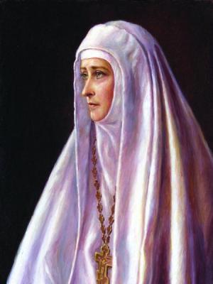 Portrait of the Great Martyr Elizabeth Fyodorovna. Gayduk Irina