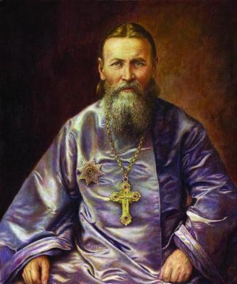 Portrait of the Righteous John of Kronstadt. Gayduk Irina