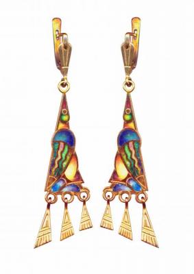 Birds Ear-rings. Megrelishvili Irakli