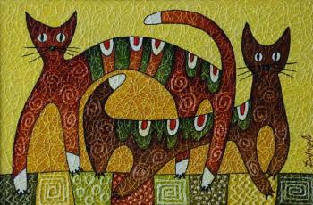 Cats (Painting Of Friendship). Davydov Oleg