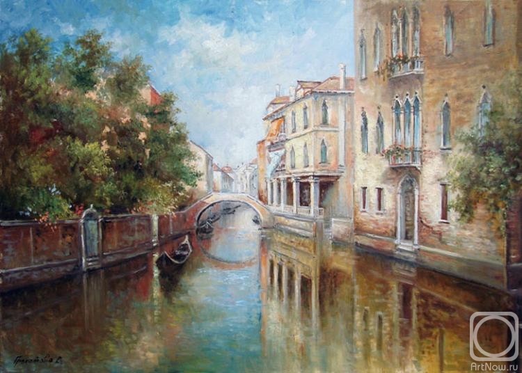 Grokhotova Svetlana. Venice in the spring