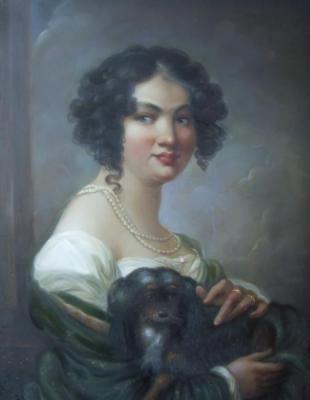 Lady with a dog. Bebihov Dmitry