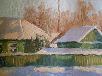 In winter in Krasnolesye