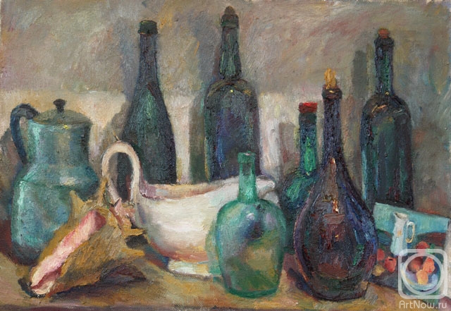 Kalmykova Yulia. Still life with shell