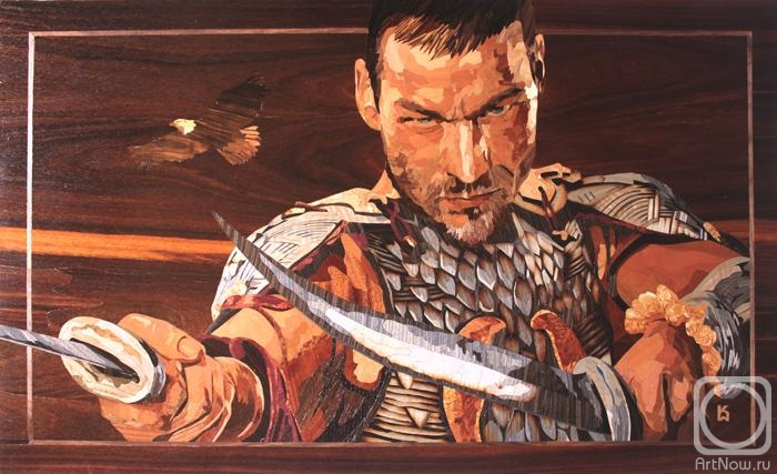 Kuznetsov Maxim. In memory of actor Andy Whitfield, who played the main role in the series "Spartacus"