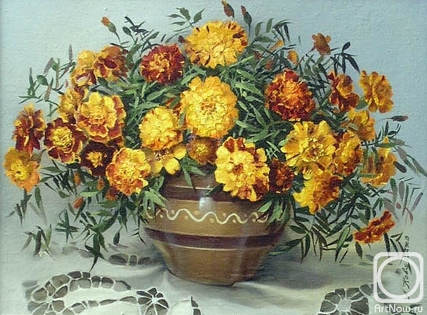 Kovalenko Lina. Flowers in vase