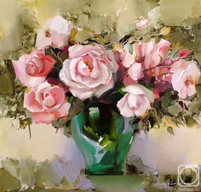 Kovalenko Lina. Roses as a gift