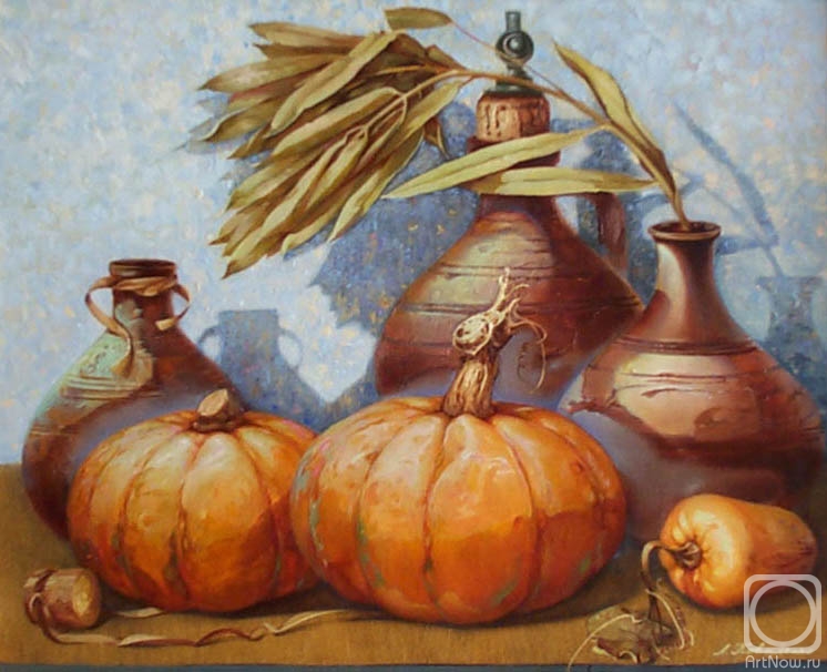 Kovalenko Lina. Still life with pumpkins
