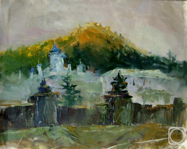 Ivanova Olesya. View of Kremenets Castle
