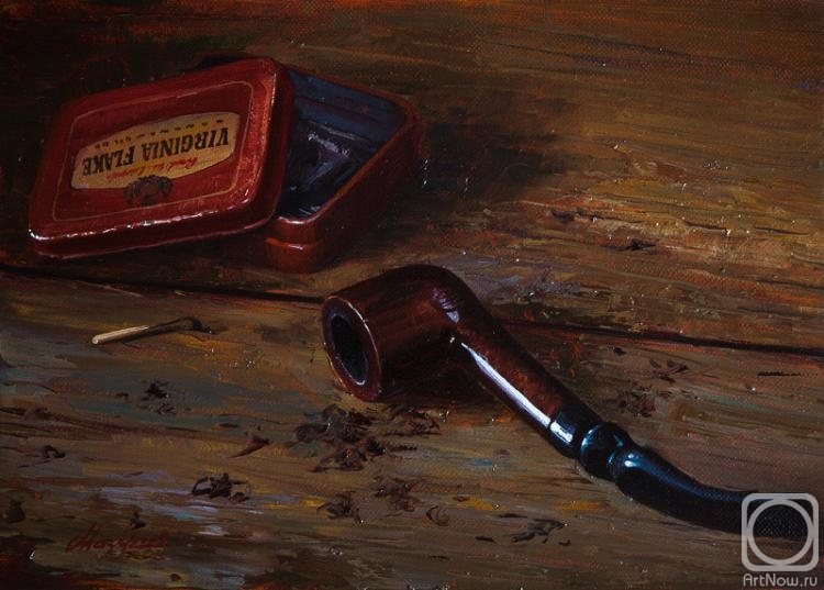 Mazur Nikolay. Still life with a pipe