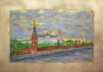 View of the Moscow Kremlin. Volkhonskaya Liudmila