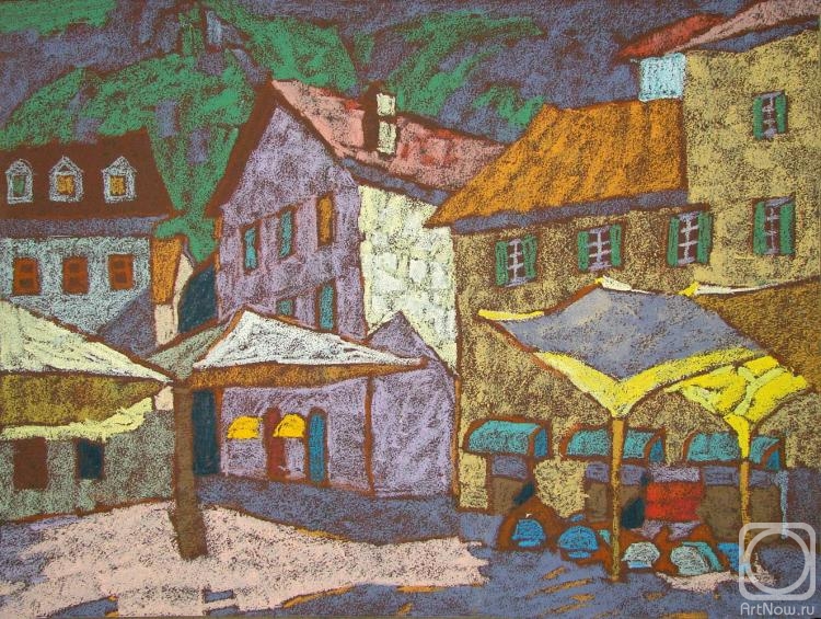 Volfson Pavel. Streets of old Kotor (etude)