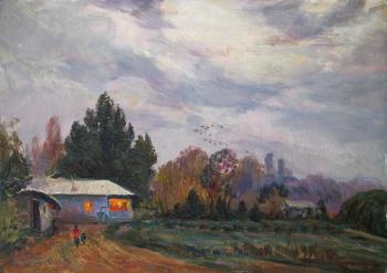 Autumn evening (etude). Petrov Vladimir