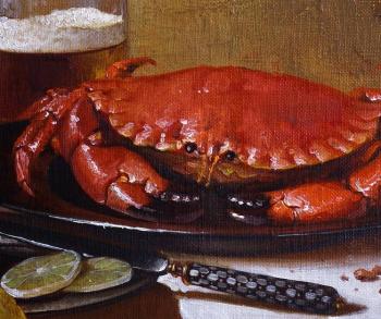 Breakfast with crab (fragment). Mazur Nikolay
