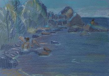 At the dark blue sea (2)