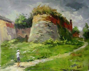 At the bastion of Dubno Castle. Ivanova Olesya