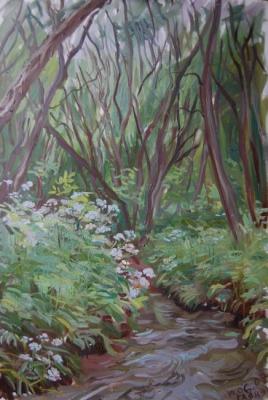 Painting Little River. Dobrovolskaya Gayane