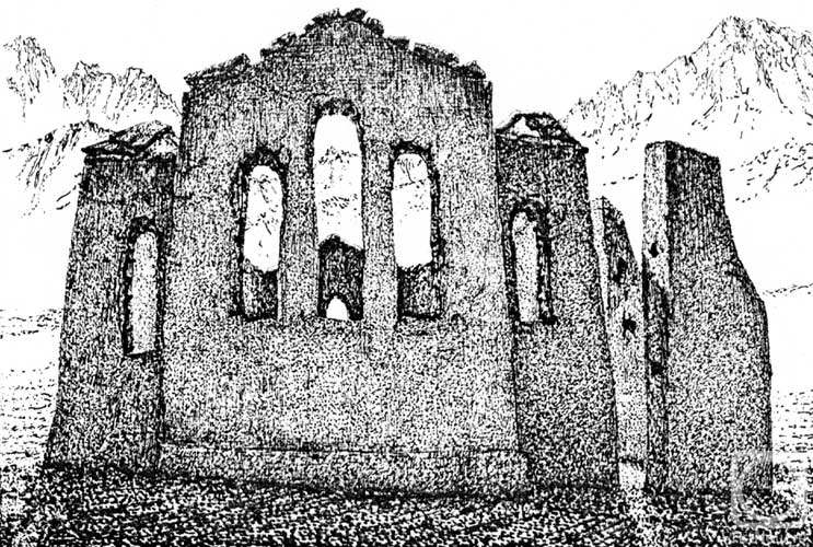 Poberezhny Yury. Temple by the road