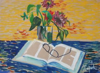 Still life with the book