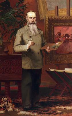 Portrait of the Russian artist V.V. Vereshchagin (). Efoshkin Sergey