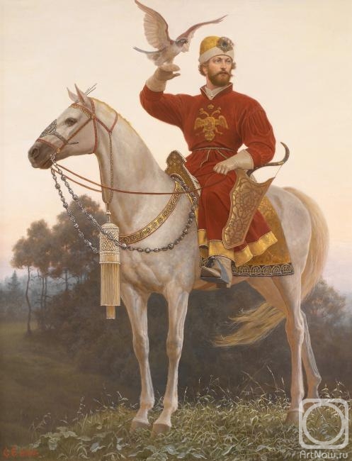 Efoshkin Sergey. Sovereign man. Falconer. Seventeenth century