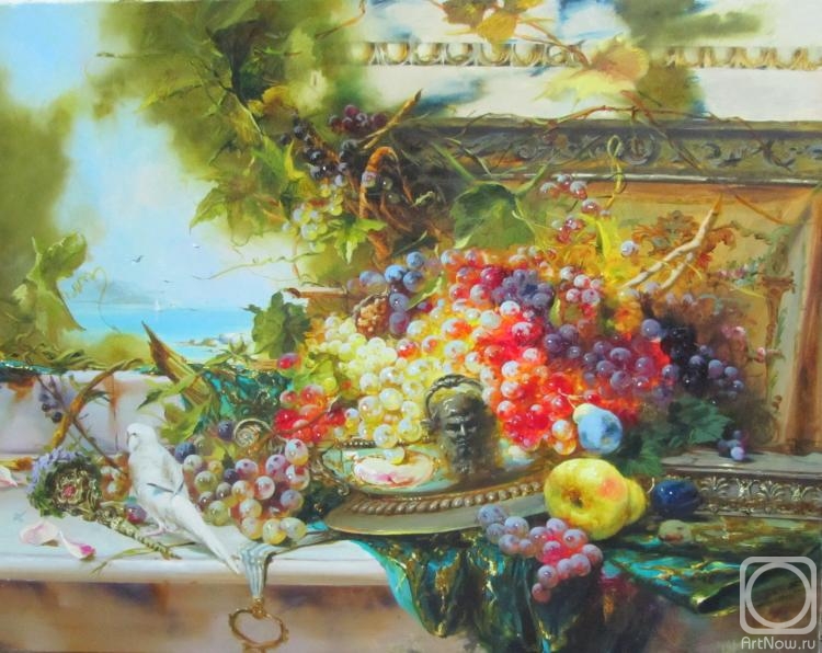 Fedorova Irina. Still life with grapes
