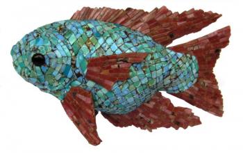 The Aztec fish (Florentine Mosaic). Ermakov Yurij